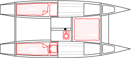 Plans for the Double Shuffle catamaran