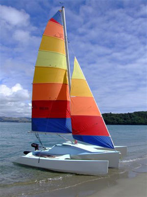 Small Trimaran Sailboats
