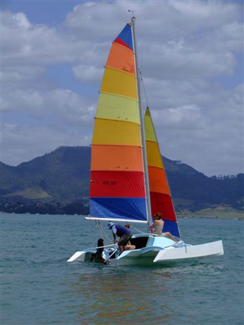 Plans for Scarab 16 trimaran folding trimaran