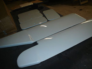 centreboard and rudder blade